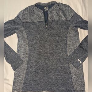 Slazenger Golf Men's Medium Long Sleeve Blue 1/4 Zip Sweatshirt‎ Jacket